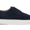 Burwell Navy Suede