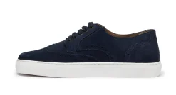 Burwell Navy Suede