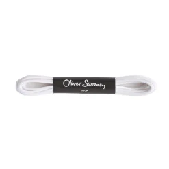 Medium Round White Laces