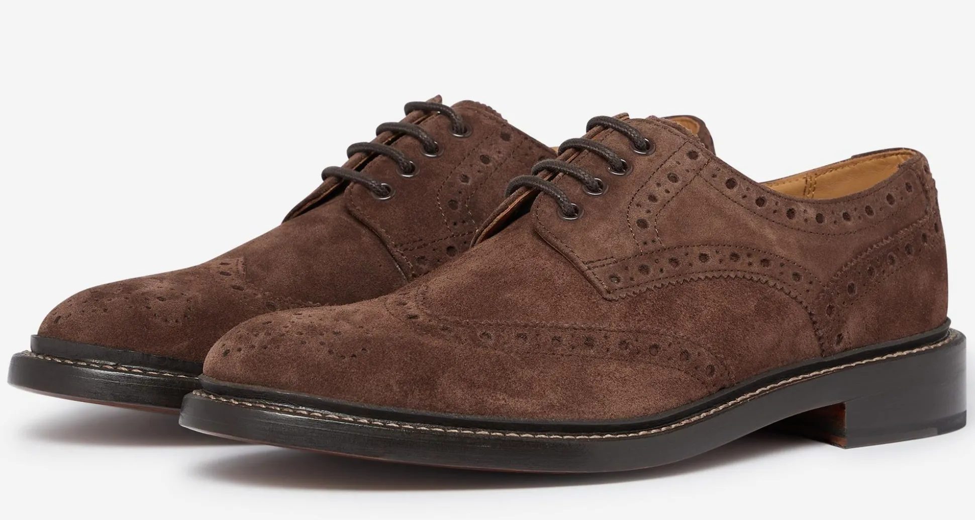 Saunders Chocolate Suede
