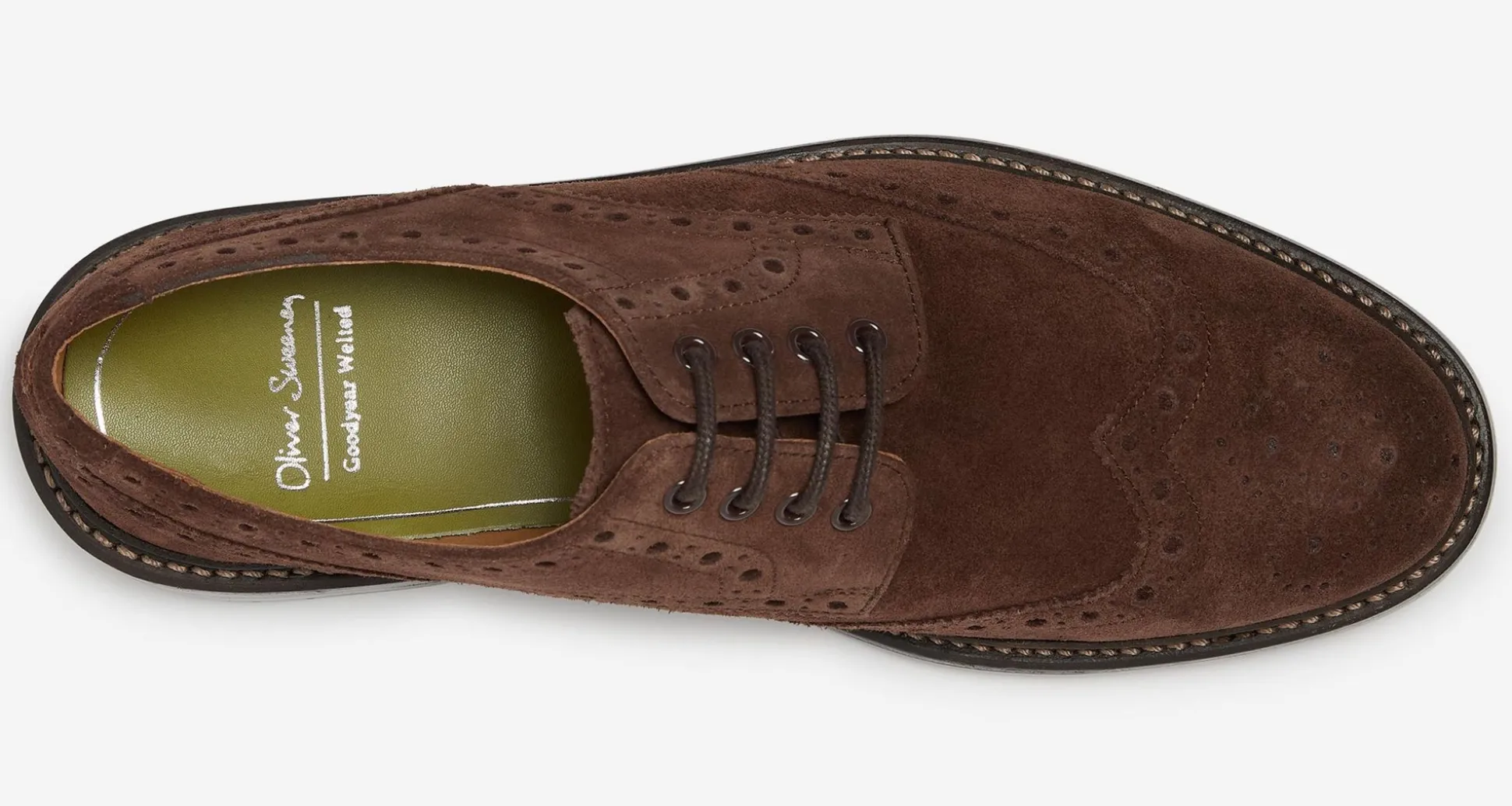 Saunders Chocolate Suede