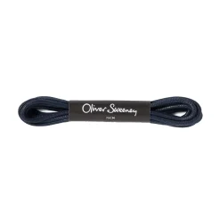 Short Round Navy Laces
