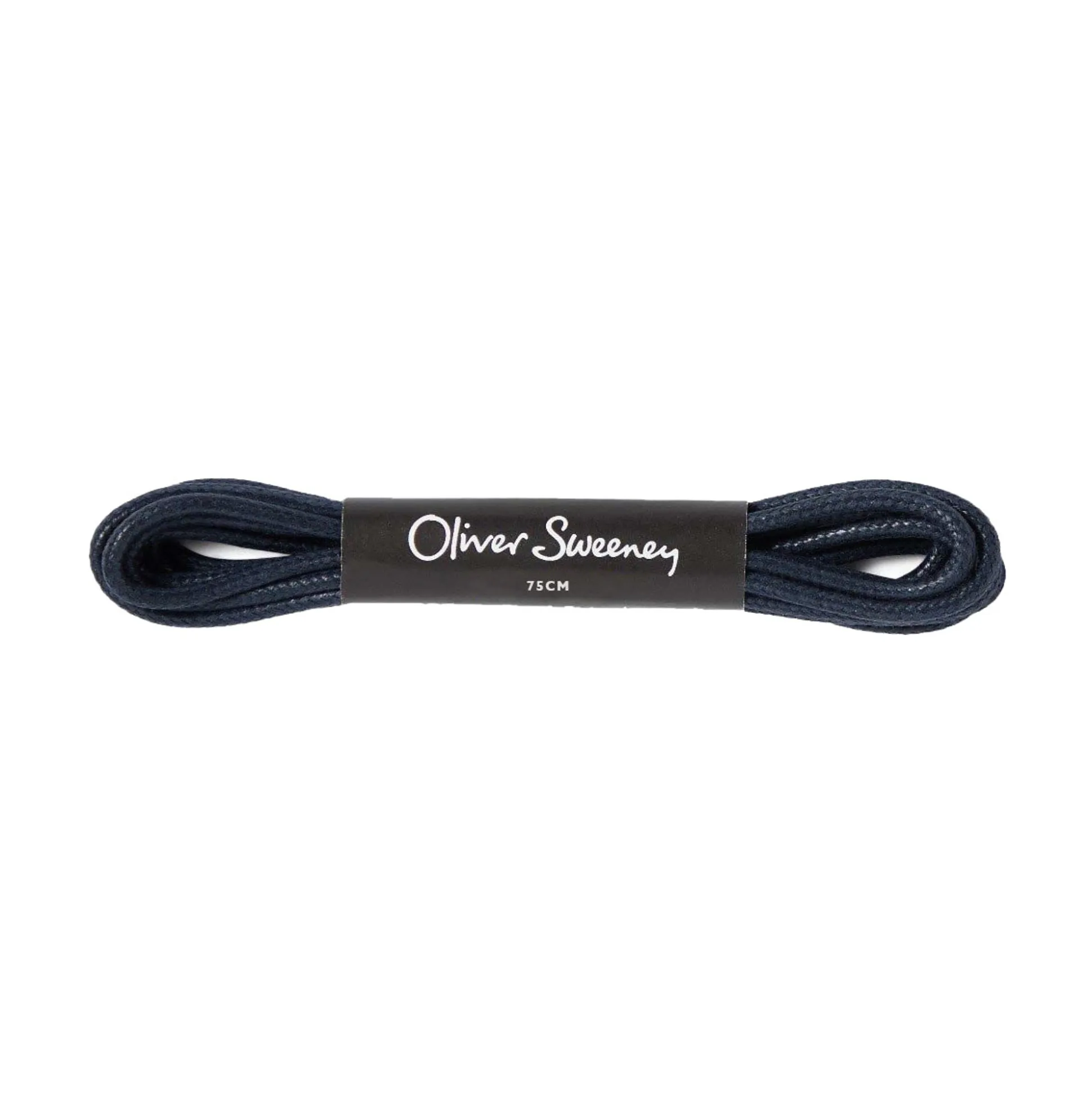 Short Round Navy Laces