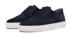 Burwell Navy Suede